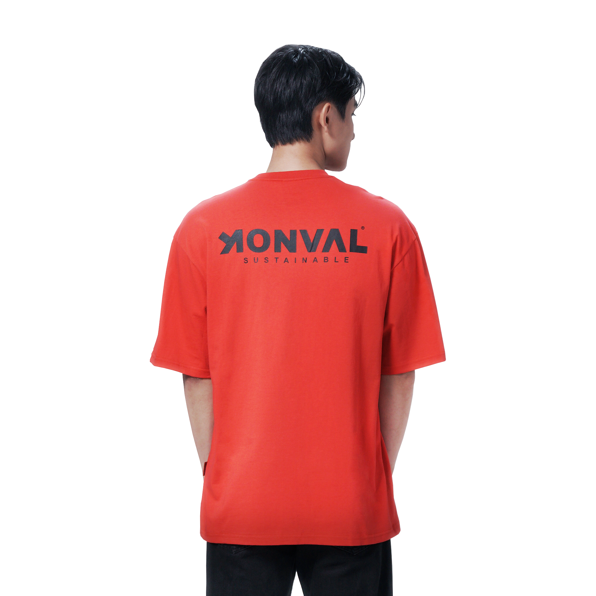 KONVAL BACK LOGO ROUND T-SHIRT