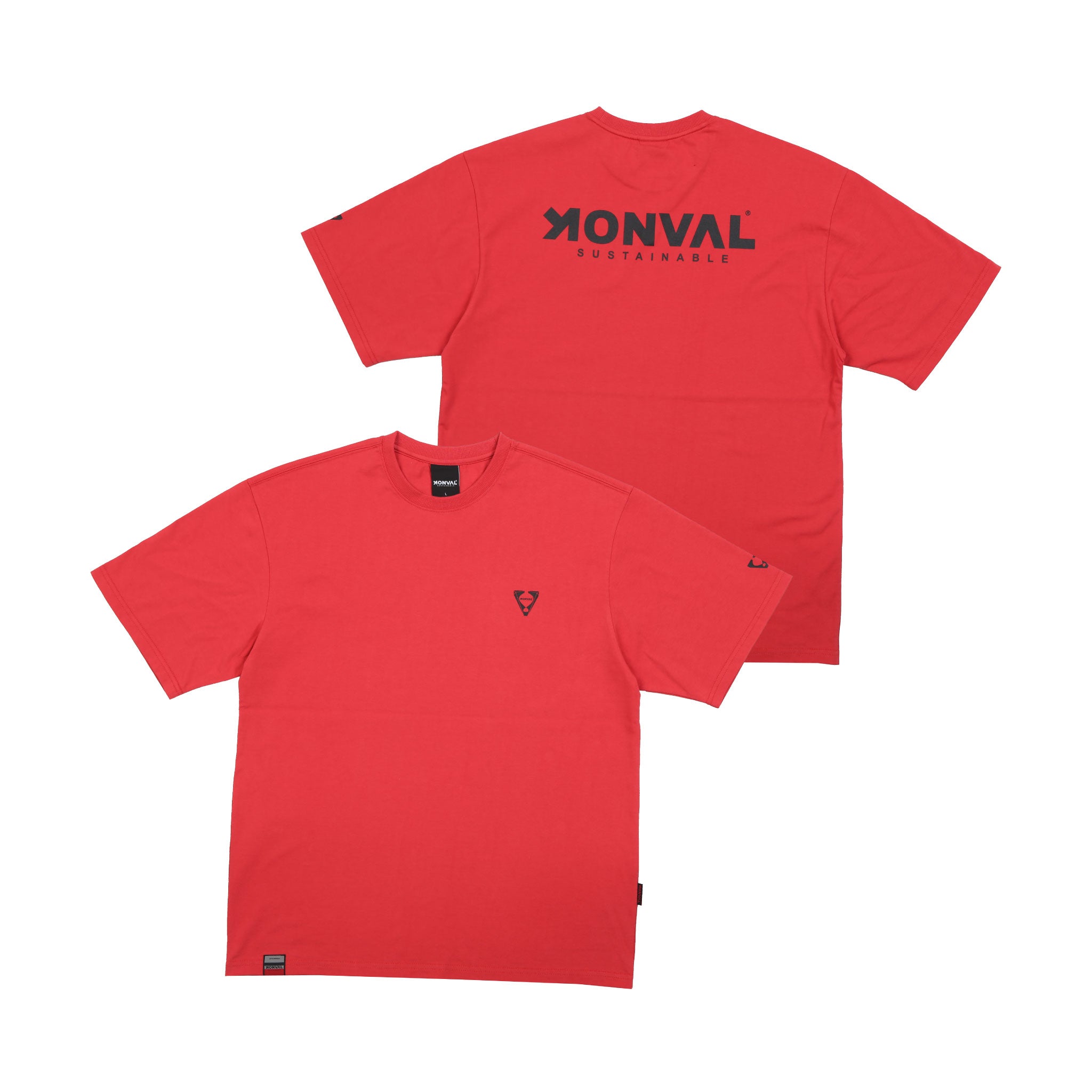 KONVAL BACK LOGO ROUND T-SHIRT
