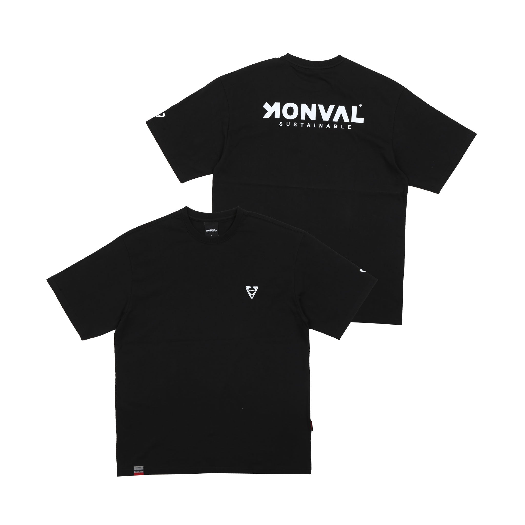 KONVAL BACK LOGO ROUND T-SHIRT